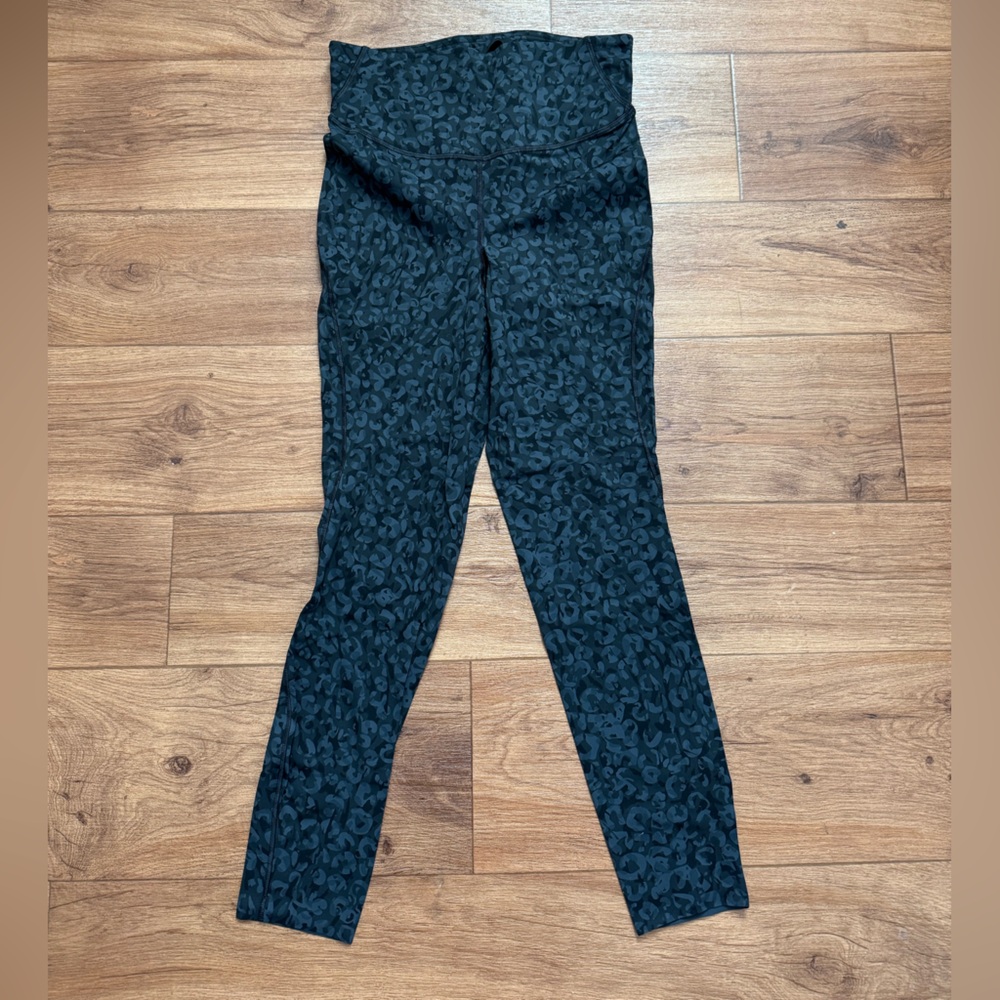 lululemon athletica Black Leopard Leggings